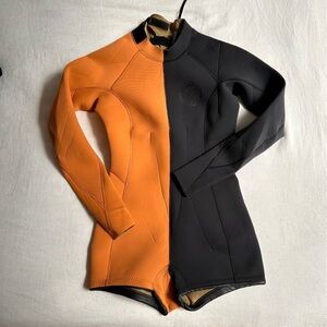 Billabong shortie wetsuit 2/2mm Natural Upcycler Zip Long Sleeve Springsuit